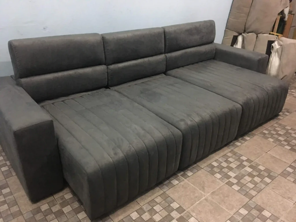 Reforma de Sofá em Guaianases 6 Reforma de sofá Jardim Maringá, troca de tecido e espumas.