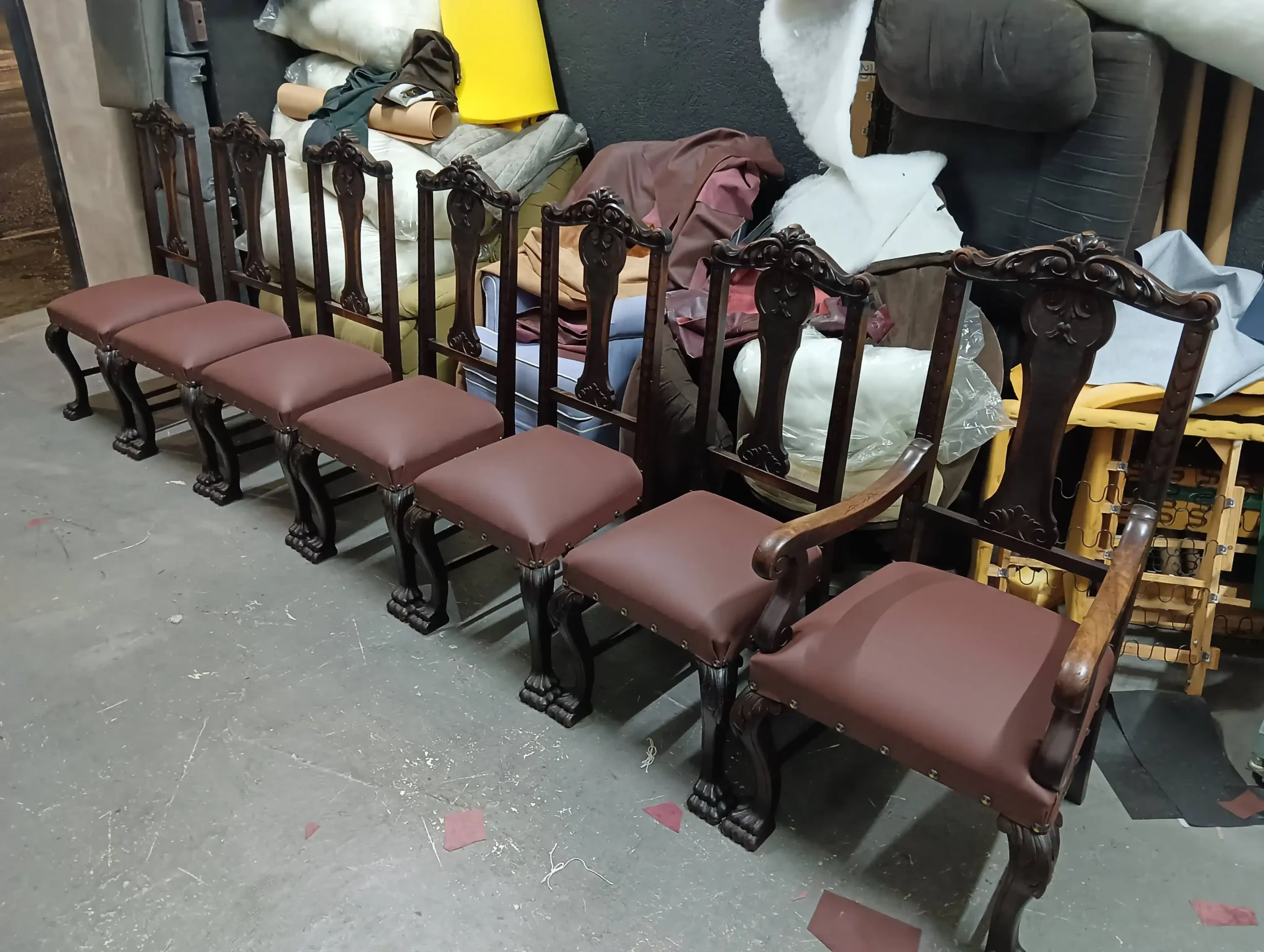 Couro Legitimo 1 Reforma de sofá no Jardim Bonfiglioli